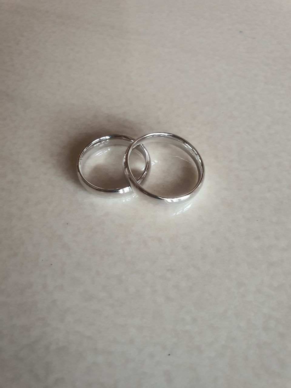 Plain White Gold Wedding Ring - Main Image